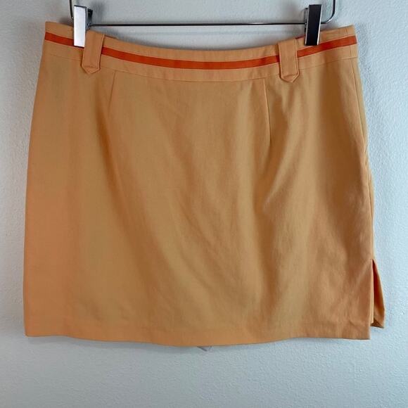 TEHAMA Light Orange Creamsicle Color Athletic Skort Size 8 - Picture 7 of 8